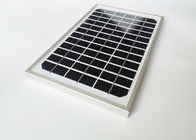 6W Monocrystalline Silicon Cells 18V Anodized Aluminium Alloy Solar System Application