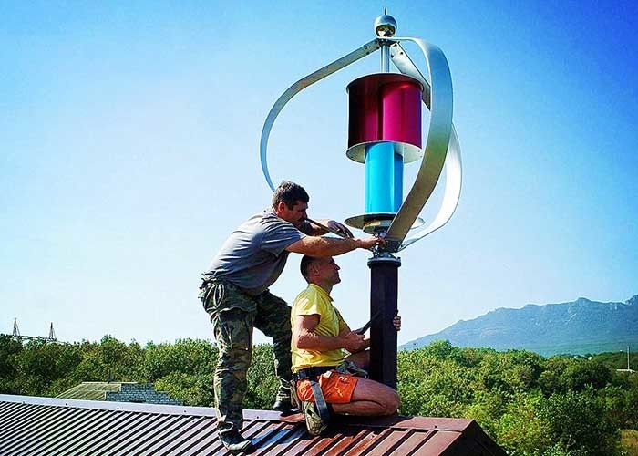 High Efficiency Maglev Vertical Axis Wind Turbine /  600W Vertical Wind Turbine For Home Use